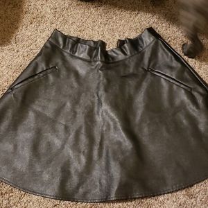 Leather Skirt